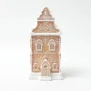 Mrs. Alice Frosted Gingerbread Townhouse (Medium)< Christmas Decorations