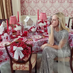 Mrs. Alice Frosted Gingerbread Townhouse (Medium)< Christmas Decorations