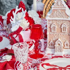 Mrs. Alice Frosted Gingerbread Townhouse (Medium)< Christmas Decorations