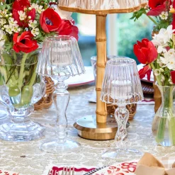 Mrs. Alice Glass Lantern Tea Light Holder Set< Summer Glassware | Summer Candleware