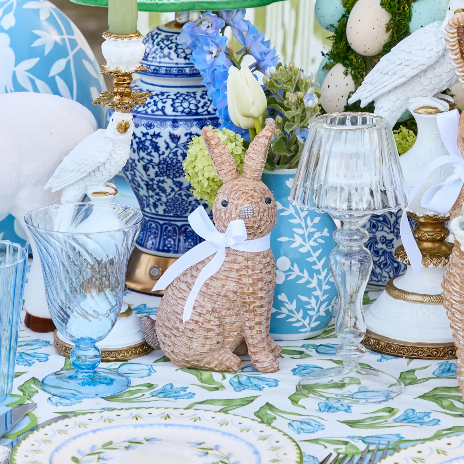 Mrs. Alice Glass Lantern Tea Light Holder Set< Summer Glassware | Summer Candleware