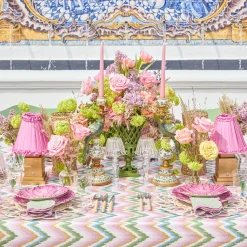 Mrs. Alice Glass Lantern Tea Light Holder Set< Summer Glassware | Summer Candleware