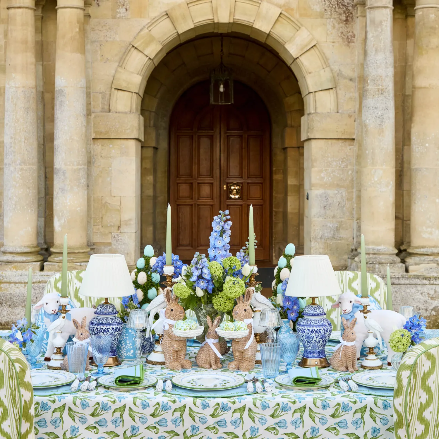 Mrs. Alice Glass Lantern Tea Light Holder Set< Summer Glassware | Summer Candleware