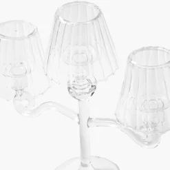 Mrs. Alice Glass Lantern Tealight Candleabra< Summer Candleware | Candle Holders