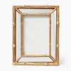 Mrs. Alice Gold Bamboo Mirror Photo Frame - 4"x6"< For Her | For The Millenial