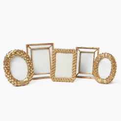 Mrs. Alice Gold Bamboo Mirror Photo Frame - 4"x6"< For Her | For The Millenial