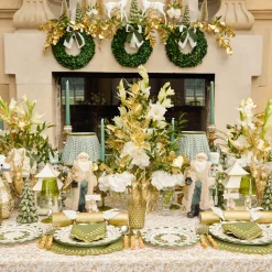 Mrs. Alice Gold Glitter Reindeer Family< Christmas Decorations