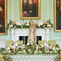 Mrs. Alice Gold Glitter Reindeer Family< Christmas Decorations