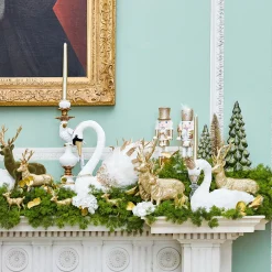 Mrs. Alice Gold Glitter Reindeer Family< Christmas Decorations