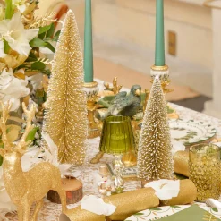 Mrs. Alice Gold Glitter Trees (Set of 3)< Christmas Decorations