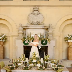 Mrs. Alice Gold Glitter Trees (Set of 3)< Christmas Decorations