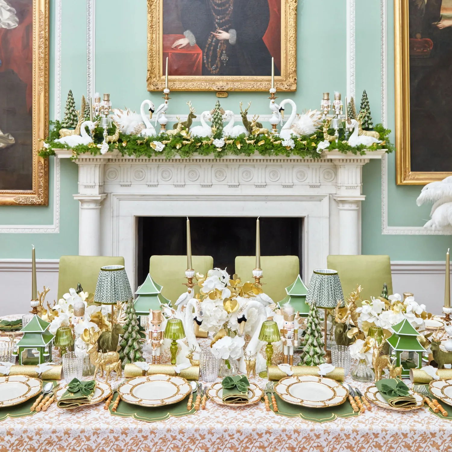 Mrs. Alice Gold Petal Bamboo Dinner & Starter Plates (Set of 8)< Crockery Sets