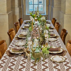 Mrs. Alice Gold Petal Bamboo Dinner & Starter Plates (Set of 8)< Crockery Sets