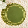 Mrs. Alice Green & Gold Laurel Placemats (Set of 4)< Placemats