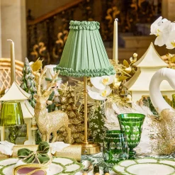 Mrs. Alice Green Frilled Silk Lampshade (18cm)< Lampshades