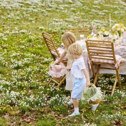 Mrs. Alice Green Gingham Basket< Spring Decorations