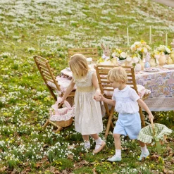 Mrs. Alice Green Gingham Basket< Spring Decorations
