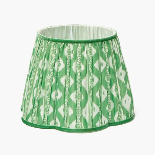 Mrs. Alice Green Ikat Lampshade (30cm)< Lampshades