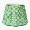 Mrs. Alice Green Ikat Scalloped Lampshade (40cm)< Lampshades