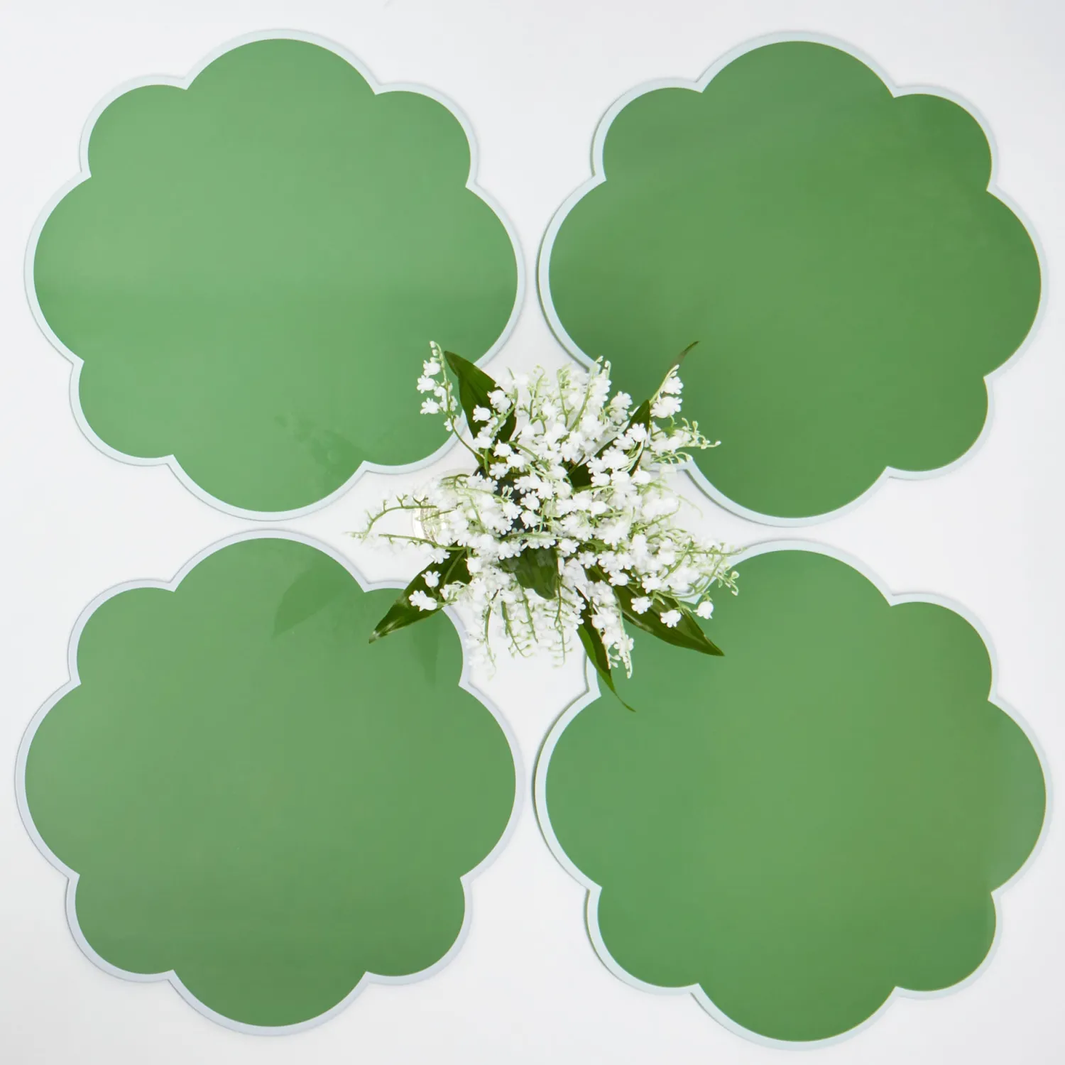 Mrs. Alice Green Lacquer Placemats (Set of 4)< Placemats