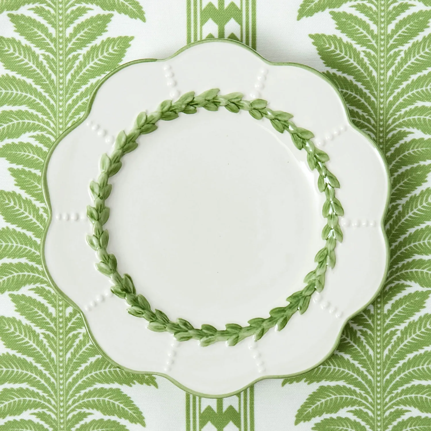 Mrs. Alice Green Laurel Starter Plate< Starter Plates