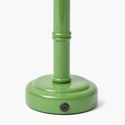 Mrs. Alice Green Leonora Lacquer Rechargeable Lamp< Rechargeable Table Lamps | Lamp Stands