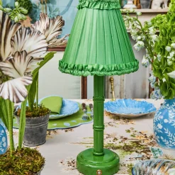 Mrs. Alice Green Leonora Lacquer Rechargeable Lamp< Rechargeable Table Lamps | Lamp Stands