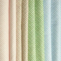 Mrs. Alice Green Lotus Flower Fabric< Serena Fresson Fabrics