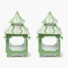 Mrs. Alice Green Mini Ikat Pagoda Lanterns (Pair)< Summer Candleware | Year-round Decorations