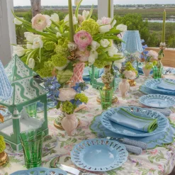 Mrs. Alice Green Parrot Candle Holder (Pair)< Summer Candleware | Candle Holders