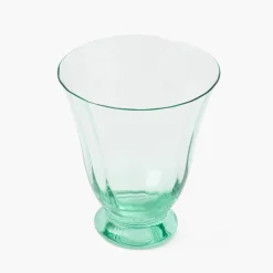 Mrs. Alice Green Tulip Water Glasses (Set of 4)< Summer Glassware | Glasses