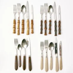 Mrs. Alice Grey Horn Cutlery Set (5 Piece)< Cutlery Sets