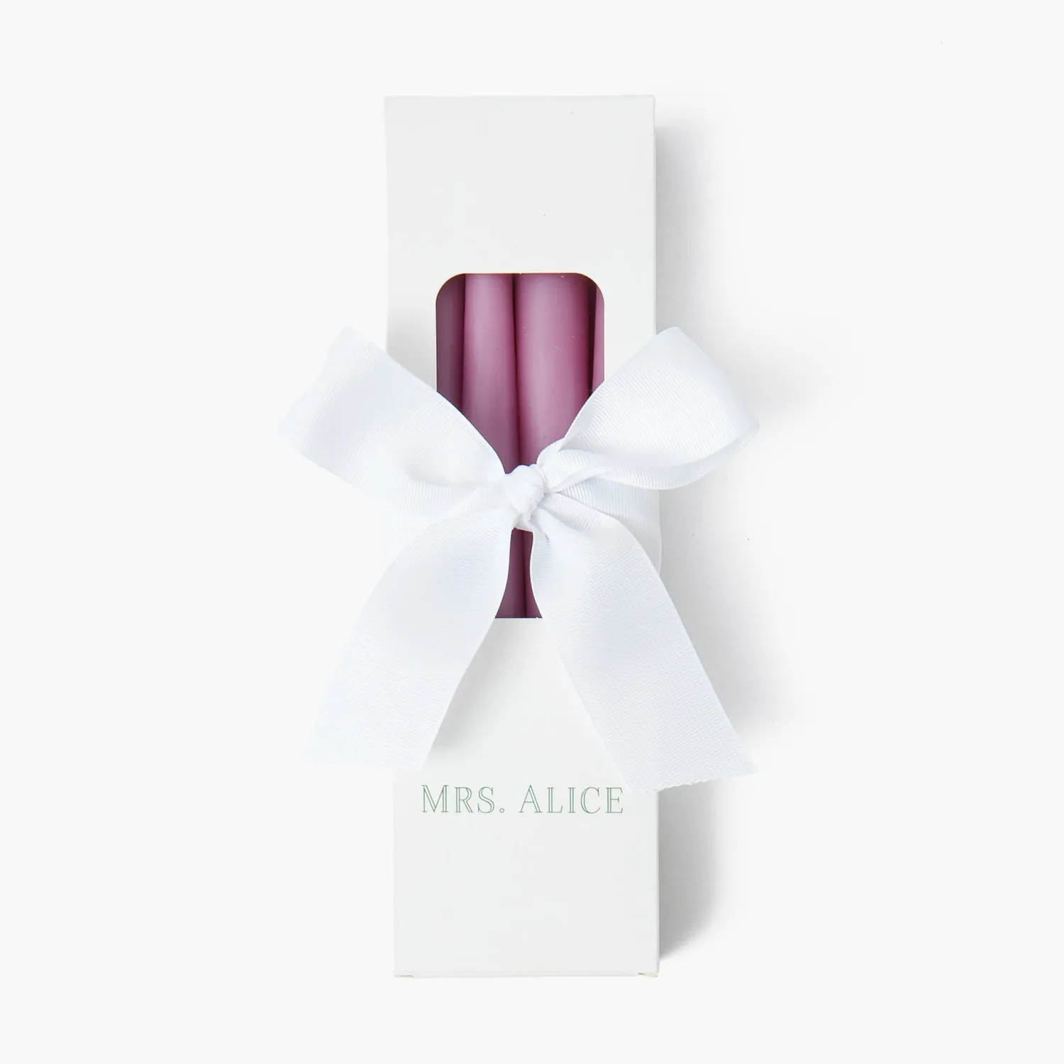 Mrs. Alice Handmade Purple Candles (Set of 8)< Summer Candleware | Candles