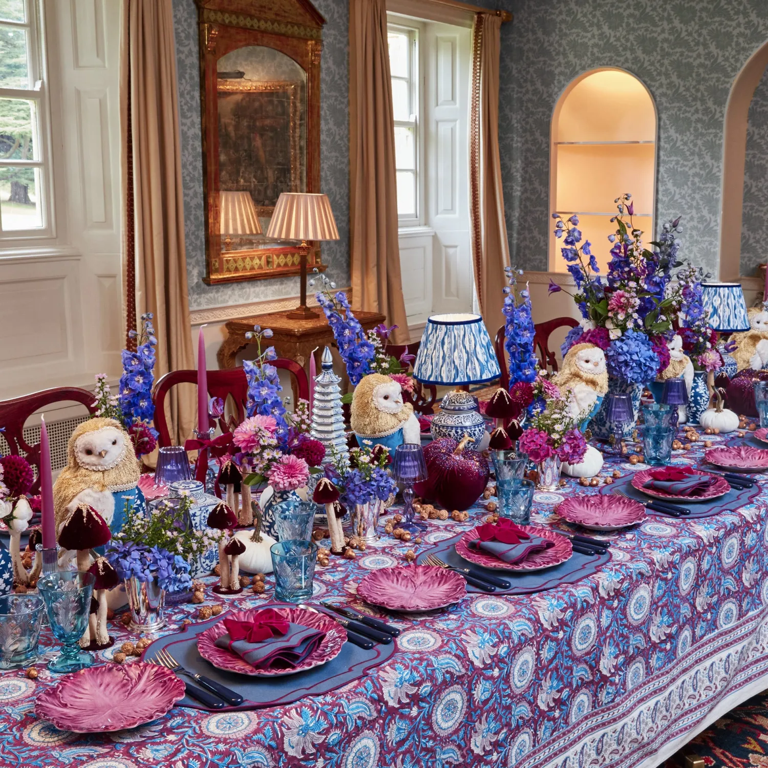 Mrs. Alice Handmade Purple Candles (Set of 8)< Summer Candleware | Candles