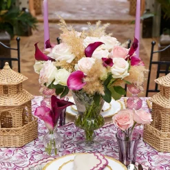 Mrs. Alice Handmade Purple Candles (Set of 8)< Summer Candleware | Candles