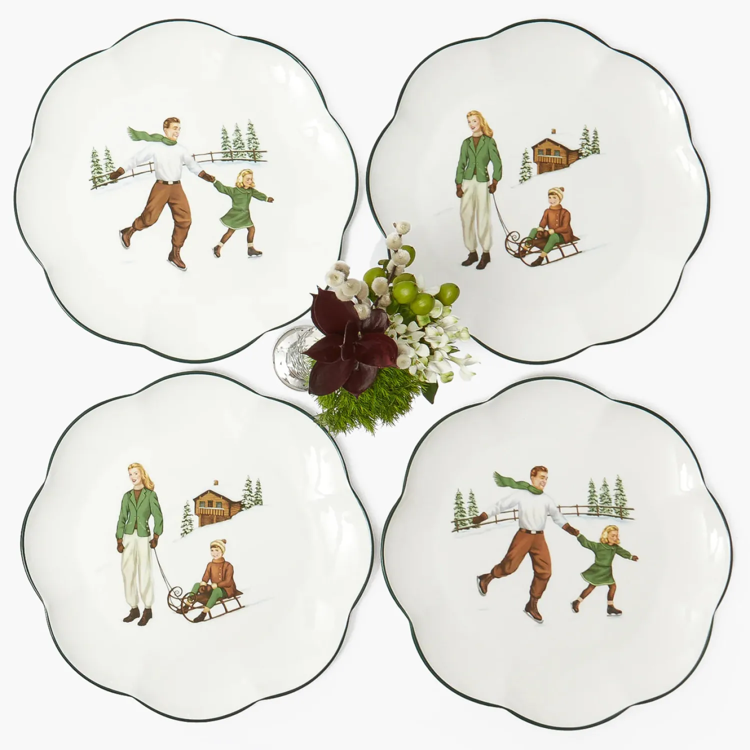 Mrs. Alice Hansel & Gretel Dinner Plates (Set of 4)< Dinner Plates | Crockery Sets