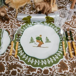 Mrs. Alice Heidi & Hans Skier Dinner & Starter Plates (Set of 8)< Crockery Sets