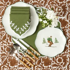 Mrs. Alice Heidi & Hans Skier Dinner & Starter Plates (Set of 8)< Crockery Sets