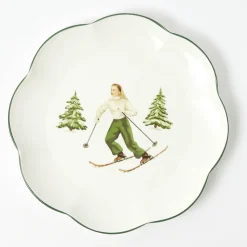 Mrs. Alice Heidi & Hans Skier Dinner & Starter Plates (Set of 8)< Crockery Sets