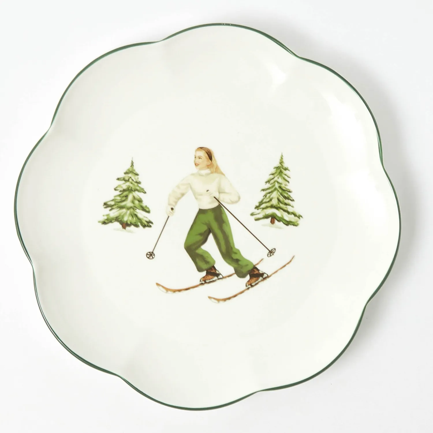 Mrs. Alice Heidi & Hans Skier Dinner & Starter Plates (Set of 8)< Crockery Sets