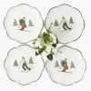 Mrs. Alice Heidi & Hans Skier Starter Plates (Set of 4)< Starter Plates | Crockery Sets
