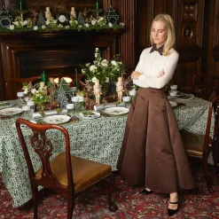 Mrs. Alice Heidi & Hans Skier Starter Plates (Set of 4)< Starter Plates | Crockery Sets