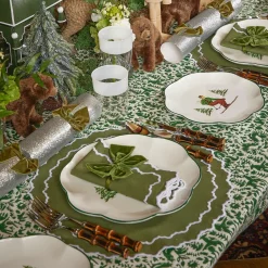 Mrs. Alice Heidi & Hans Skier Starter Plates (Set of 4)< Starter Plates | Crockery Sets