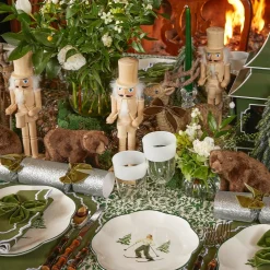 Mrs. Alice Heidi & Hans Skier Starter Plates (Set of 4)< Starter Plates | Crockery Sets