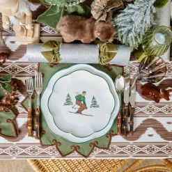 Mrs. Alice Heidi & Hans Skier Starter Plates (Set of 4)< Starter Plates | Crockery Sets