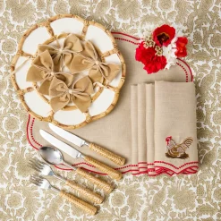 Mrs. Alice Henrietta Hen Linen Napkins (Set of 4)< Napkins | For Her