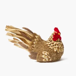 Mrs. Alice Henrietta the Brown Hen (Pair) - 21cm< Spring Decorations