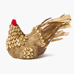 Mrs. Alice Henrietta the Brown Hen (Pair) - 21cm< Spring Decorations