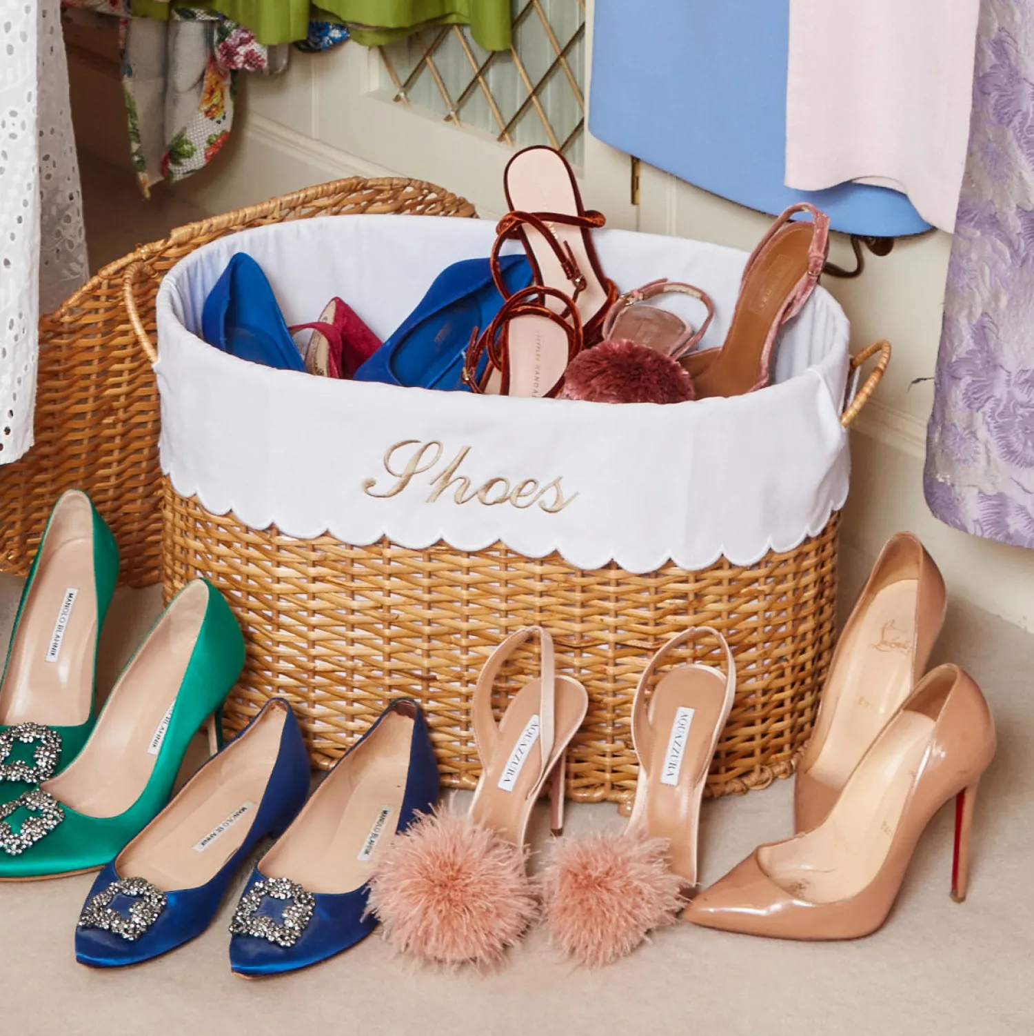 Mrs. Alice Isabella Rattan Basket (Medium)< For The Hostess | For The Rattan Lover