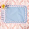 Mrs. Alice Isla Blue & Pink Placemats (Set of 4)< Placemats